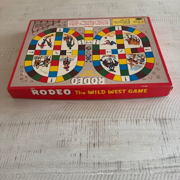NEW, OPEN BOX 1957 Whitman Rodeo The Wild West Game - Picture 10 of 12